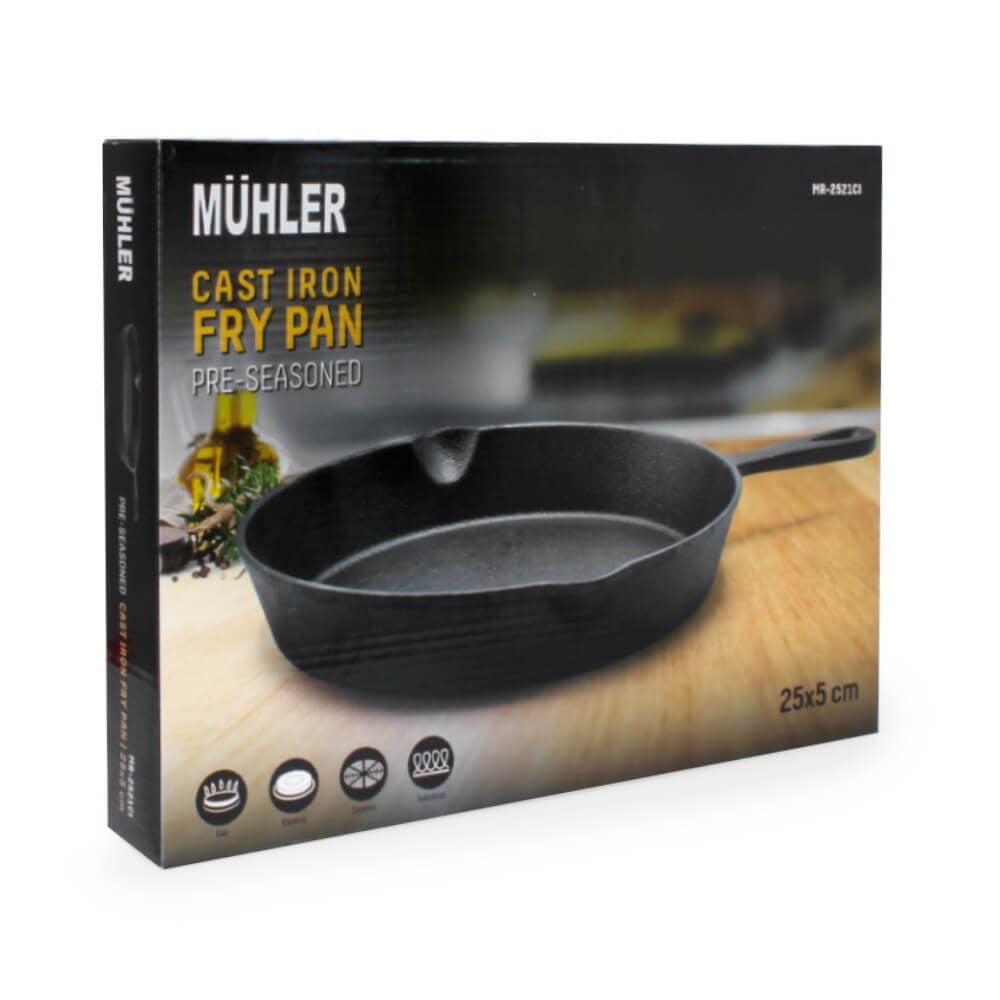 Stekpanna i gjutjärn från Müller, Ø 25 cm