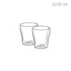 Espresso - Cortado termoglas, 2 stk. 70 ml.