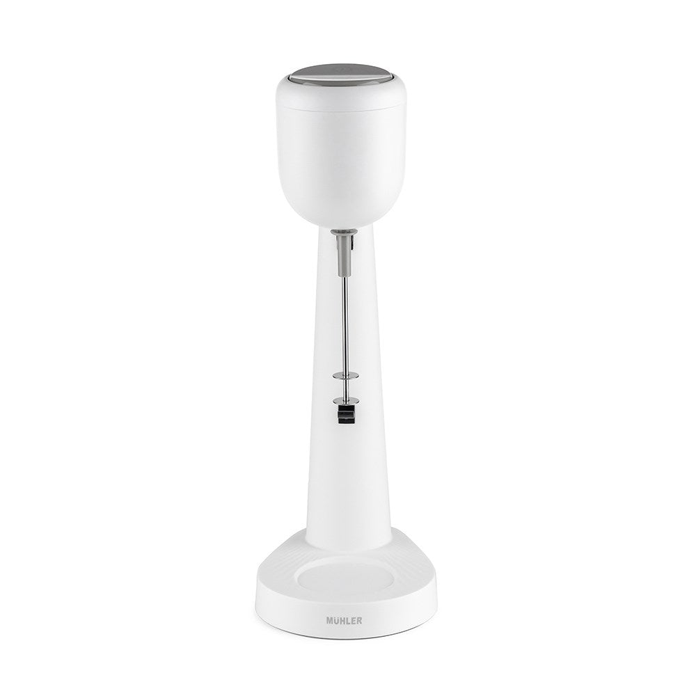 Elektrisk drinkmixer i vit finish från Mühler