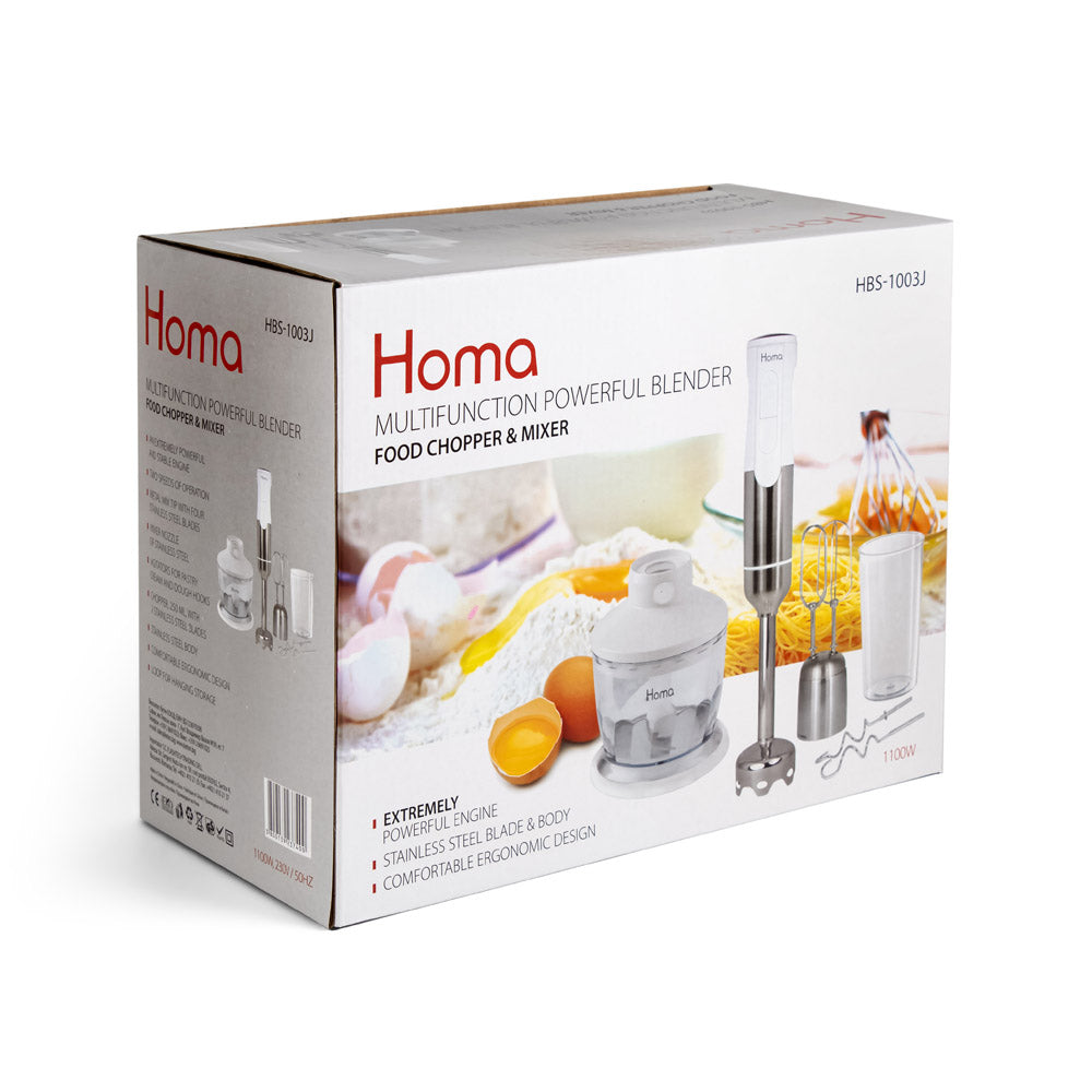 Stavmixer set från Homa med minihackare och visp