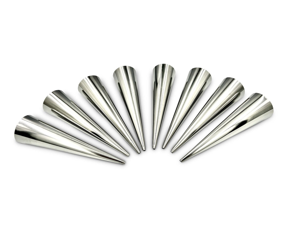 Cannoli kon / strut i metall, 8 st.