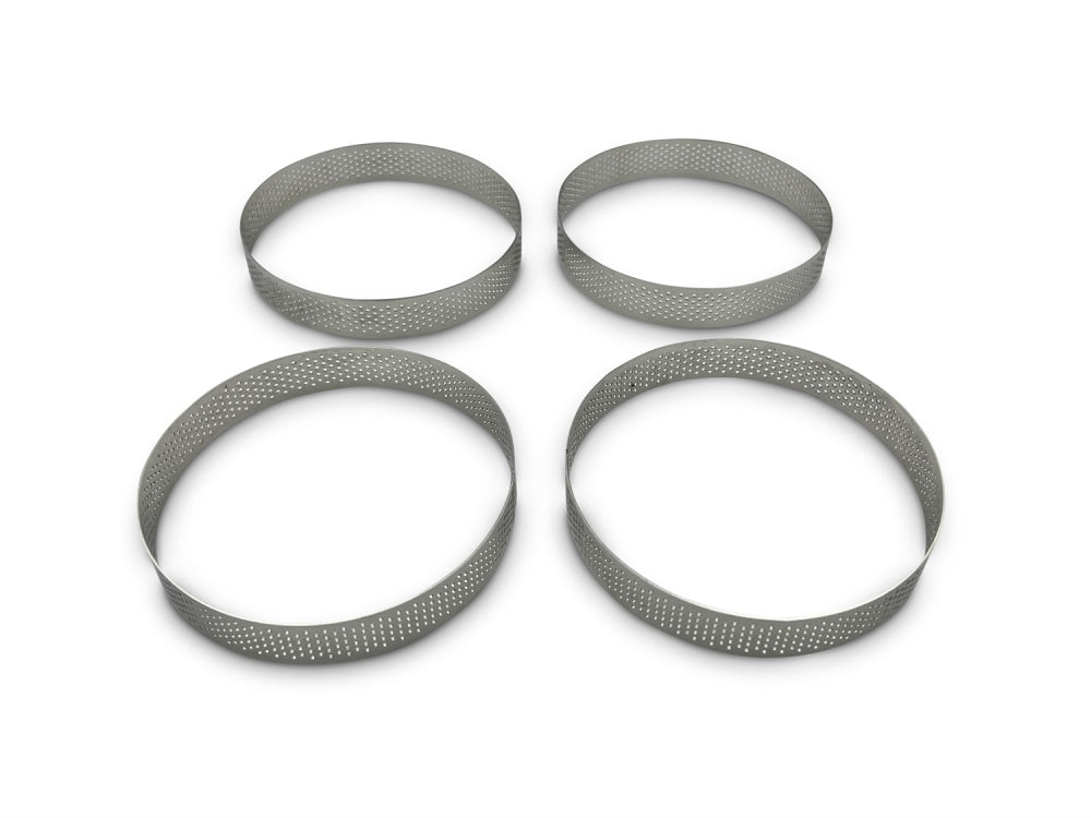 Perforerad pajring, Ø 12 cm, 4 st. från Kokkens Køkkengrej
