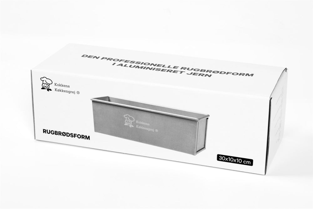 Rågbrödsform - Den professionella utan beläggning 30x10x10 cm