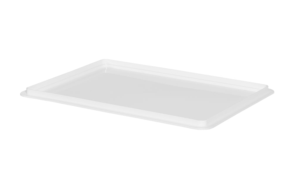 Låg til hævekasse til pizzadej 40x30 cm, hvid