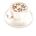 Dekoration för cappuccino och kakao