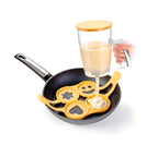 Pannkaksstartset med panna och silikonformar för små pannkakor