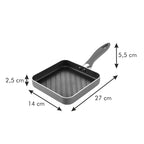 Grillpanna för singelmåltider 14x14 cm