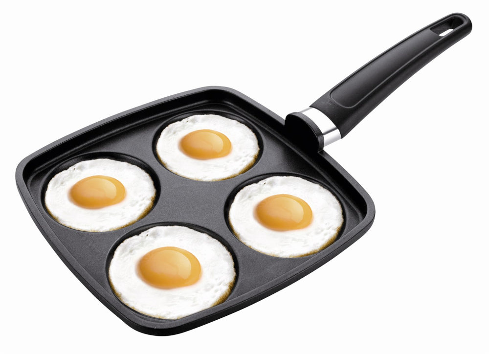 Stekpanna för blinis, stekta ägg eller hamburgare