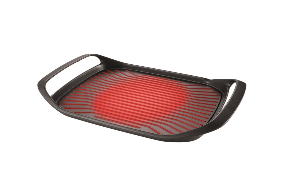 Grillpanna 42 x 28 cm med ränder och 2 termiska zoner