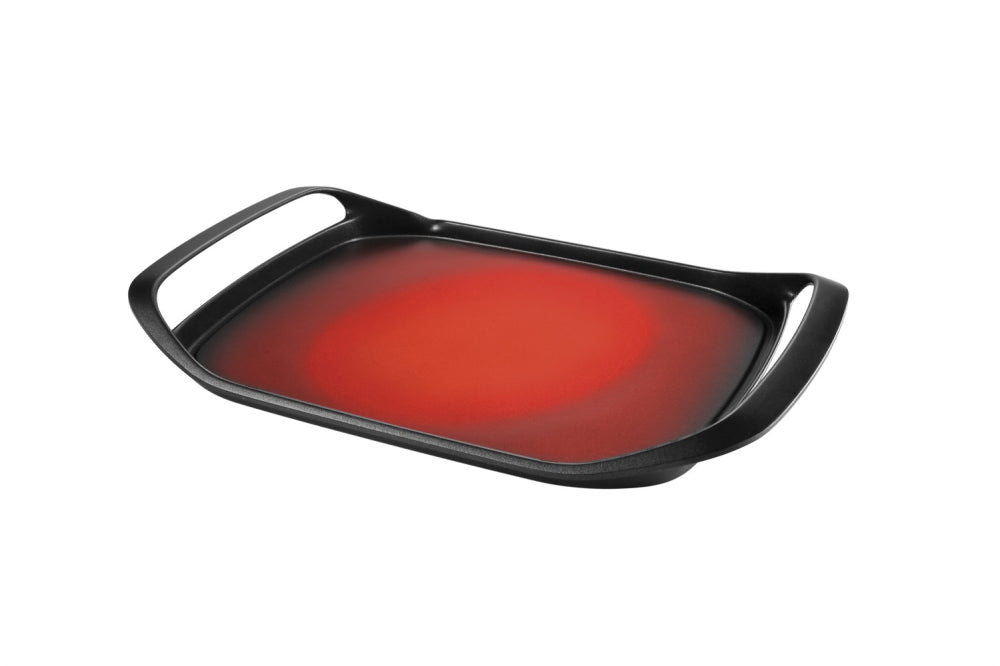Grillpanna 42 x 28 cm med slät yta och 2 termiska zoner