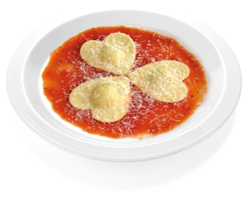 Ravioli järn med 4 former