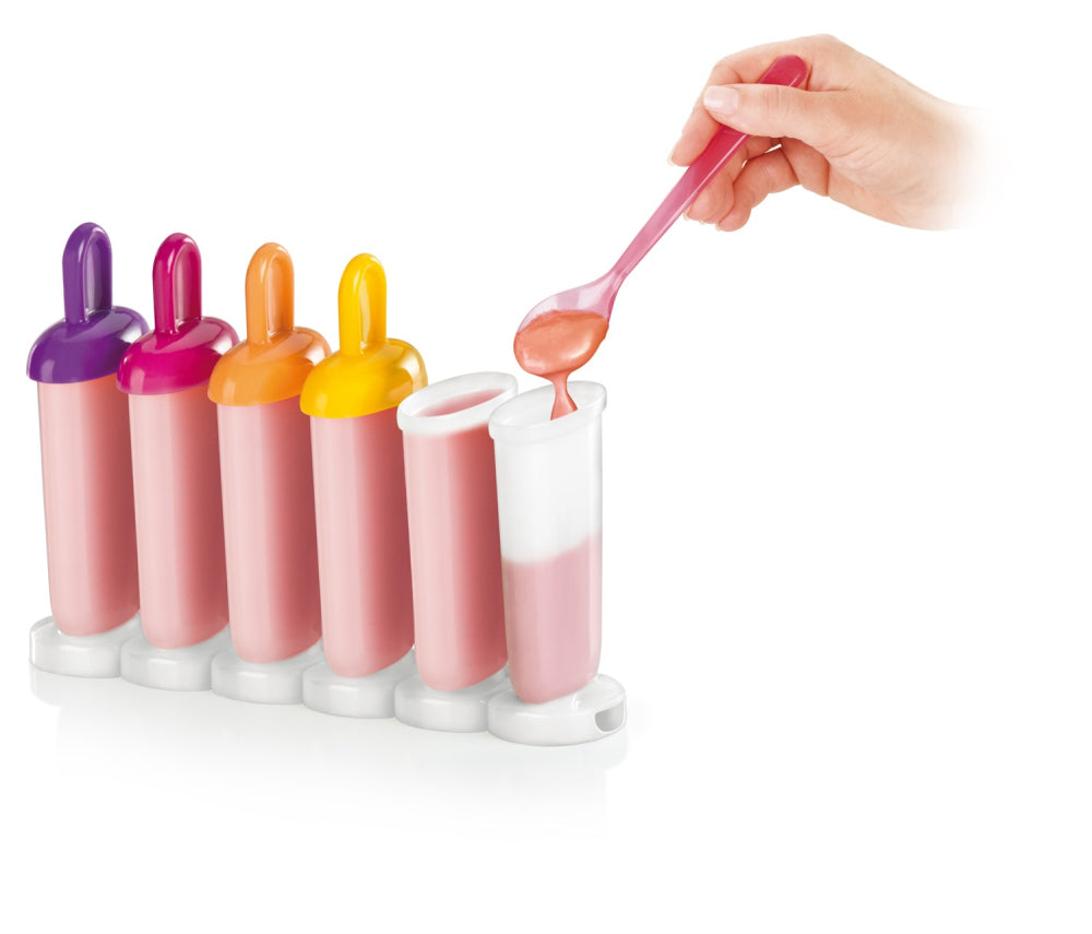 Isform för hemmagjorda glasspinnar, 6 st. mini storlek