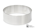 Uppläggningsring / Kakring / Moussering, Ø18 cm. H5 cm från Kokkens Køkkengrej