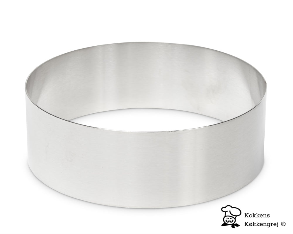 Uppläggningsring / Kakring / Moussering, Ø8 cm. H5 cm från Kokkens Køkkengrej