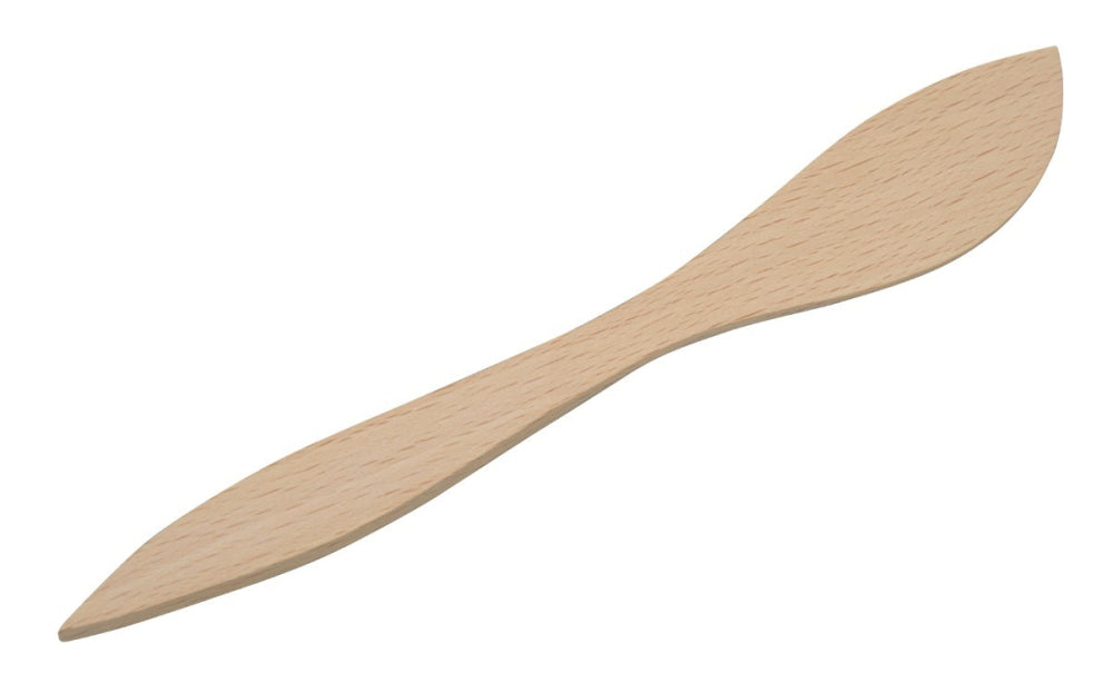 Smörkniv i bokträ, 18 cm