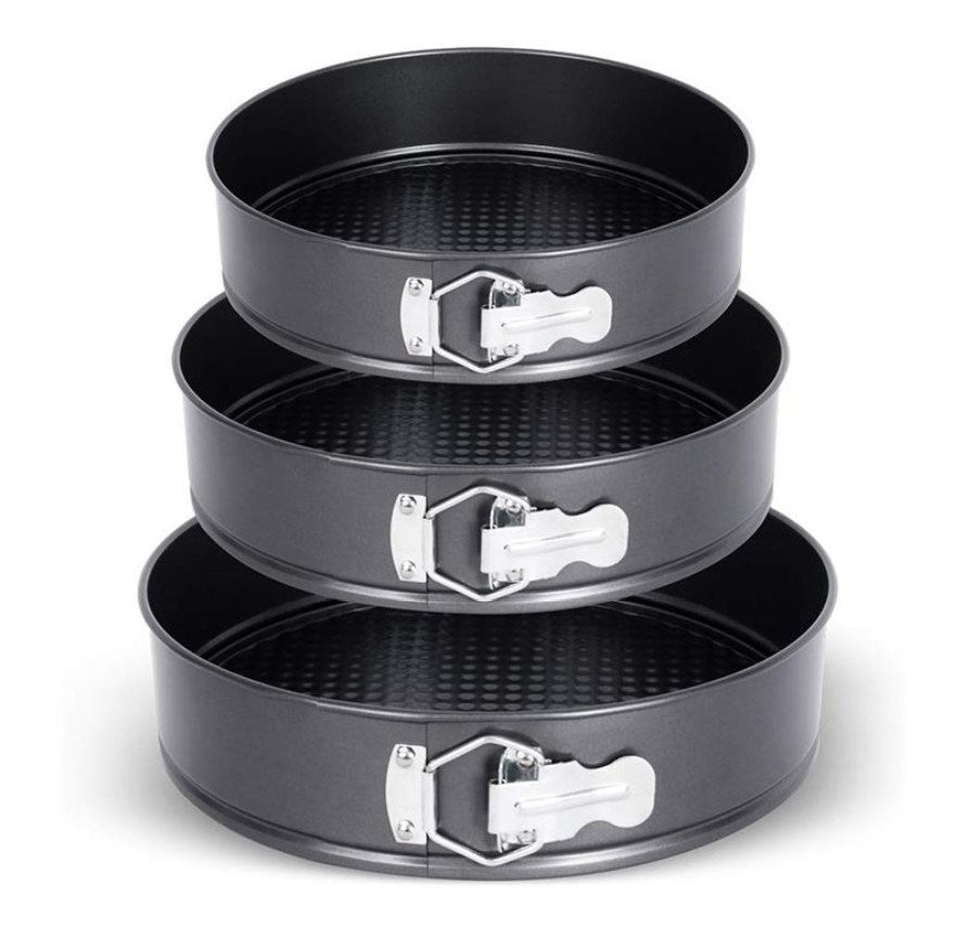 Rund springform set med non-stick beläggning - Ø 20 cm, 24 cm, 26 cm